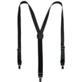 thumbnail image 1 of CTM®  Coated Leather Clip-End 1 Inch Suspenders (Men's), 1 of 2