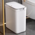 thumbnail image 1 of O-MART Wall Mounted Trash Can, Kitchen Compost Bin with Lid, 4 Gallon (S01L-V02), 1 of 7