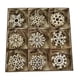thumbnail image 1 of Adornos de copos de nieve para colgar en el árbol, manualidades navideñas de madera Con cuerda, 1 of 6