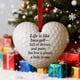 thumbnail image 4 of Ireezec Heart-Shaped Christmas Ornament Ball, Festive Holiday Tree Decoration Pendant, Flat Glittering Xmas Decor for Home, Party, and asonal Celebrations, 4 of 5