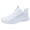 White, variant on NOKIO Hiking Shoes Women Non Slip Lightweight Comfortable Breathable Walking Trekking Oudoor Sneaker Mesh Breathable Comfortable Non Slip Large Lace Up Couple Shoes