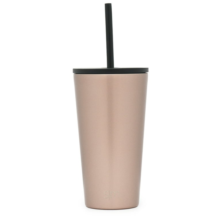 Simple Modern 16oz Classic Pint Tumbler Mug with Straw Lid and