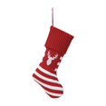 thumbnail image 2 of Bolsa de regalo con forma de calcetín navideño, bolsa de regalo con forma de calcetín navideño, adorno suave, soporte grande para regalo de calcetín Alce rojo, 2 of 10