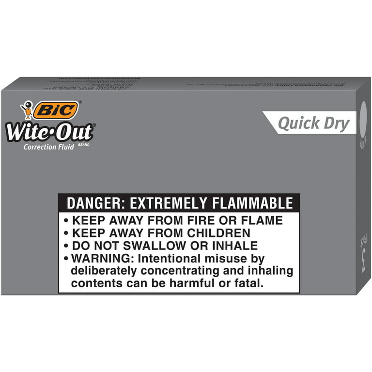 BIC® Wite-Out® Quick Dry Correction Fluid - White, 1 ct - Fry's Food Stores