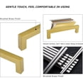 thumbnail image 5 of goldenwarm 10Pack 5in Brushed Gold Cabinet Pulls Gold Cabinet Handles Gold Drawer Pulls Modern Cabinet Hardware Handles for Kitchen Cabinets, 5 of 8
