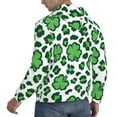 thumbnail image 6 of Sigee Leopard print St. Patrick's Day for Men's Pullover Hoodie Sweatshirts Adult Casual Long Sleeve Sweatshirts ,Sizes S-4XL-Small, 6 of 7