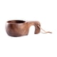 thumbnail image 2 of Tazas Taza de café con leche de nuez Taza finlandesa Taza con asa de madera con cordón Evita quemaduras en enamorados Tazas Taza con asa, 2 of 5