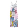 thumbnail image 5 of MANEKI WASH BLUE Sleeveless Dress summer dresses for women fairy dress women dresses, 5 of 6