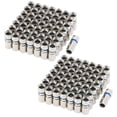 thumbnail image 1 of Compression RG6 F Connector Coax Coaxial Adapter Plug for Satellite & Cable TV (100 Pack), 1 of 5