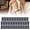 G, variant on 12*6mm/0.47*0.23in Transparent Color Beads for Jewelry Making, Flat Sided Bamboo Tube Craft Beads, Smooth Polished Loose Beads for DIY Bracelet Necklace Earring (50Pcs, Plastic)