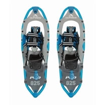 ALPTREK Pro SPIN Snowshoe Kit with Sawtooth Grips, Poles, and Case Blue/Medium