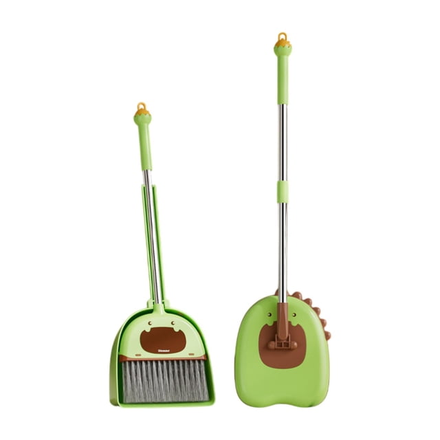Pequeño escoba y polvorros para niños pequeños Juguetes de limpieza Juego de regalos educativos Juego de limpieza para niños Niños para niños Niños escoba con trapeador