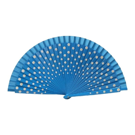 SIEYIO Flamenco Spanish Folding Hand Fan Wood Fan for Dance Parties Wedding Decorations