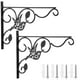 thumbnail image 1 of Muyoka 2 soportes colgantes para plantas, soporte de metal para colgar plantas, gancho decorativo para colgar plantas, colgador de plantas de hierro, decoración de patio interior al aire libre para co Muyoka Hogar, 1 of 7
