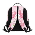 thumbnail image 2 of HUIACONG Pink Axolotl Strawberry 13.5 Inch School Backpack for Kids, Water Resistant Bookbag with Adjustable Breathable Padded Straps, Large Multi Pocket Bag for School Travel Daily Use, 2 of 7