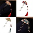 thumbnail image 2 of Hairpin Chinese Ancient Style Flower Hair Clip Traditional Hairpin Chinese Hair Accessories Hand Fan Jewelry Section 4, 2 of 5