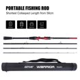 thumbnail image 6 of Goture 4 Pcs Travel Rod with SIC Guides Casting/Spinning Rod Carbon Layer Blank Freshwater Saltwater for Sea Bass, Trout, 6 of 7