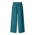 thumbnail image 5 of Women's High Waisted Baggy Cargo Pants Stretchy Wide Leg Hiking 6 Pocket, 5 of 9