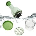 thumbnail image 4 of Yaju Hand Press Garlic Chopper, Multi-function Handheld Onion Mincer For Kitchen1pcs,green), 4 of 4