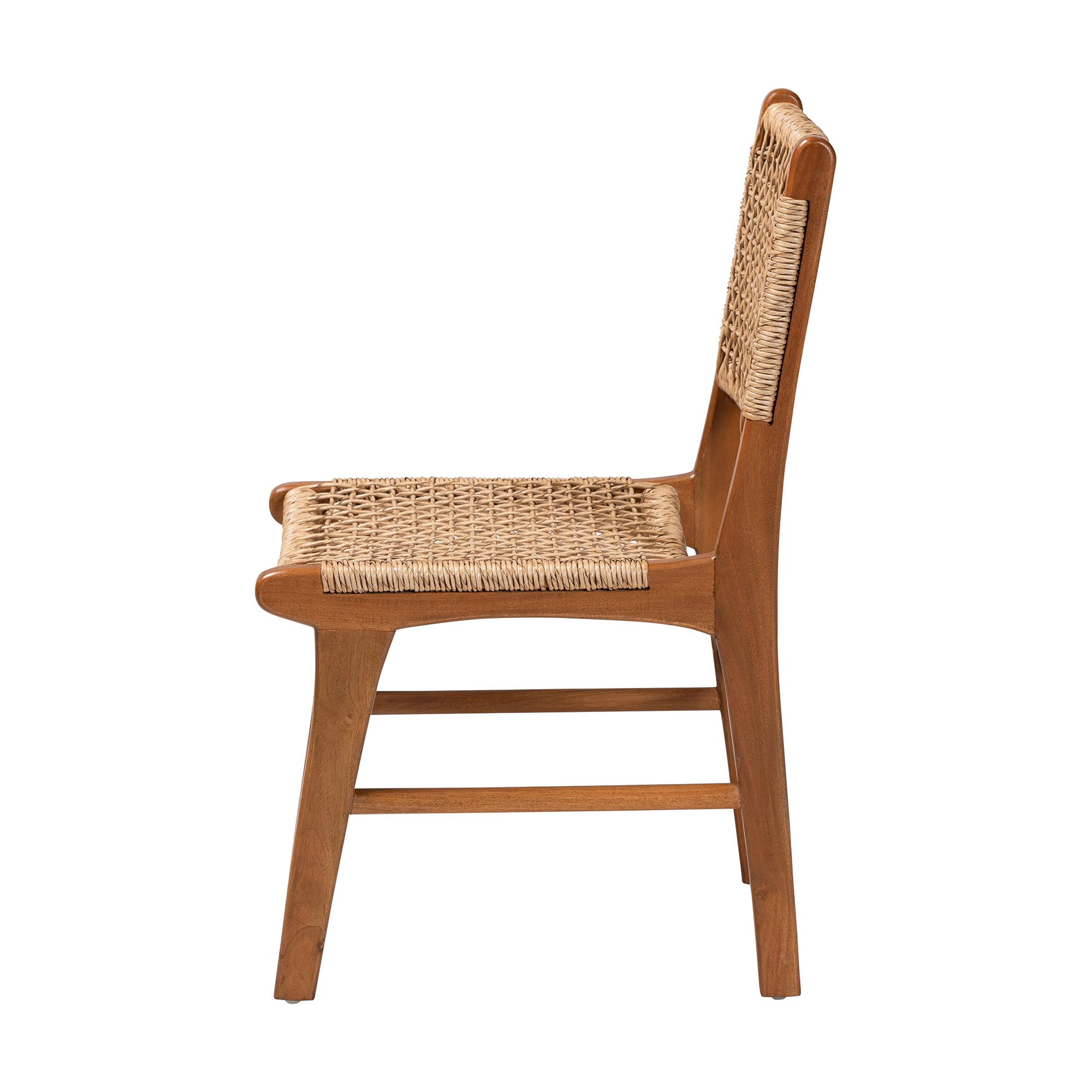 bali & pari Ariba Boho Dining Chair, Caramel Brown
