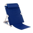 thumbnail image 1 of DOLITY Dossier de Lit Réglable Dossier d'Allaitement pour Adulte Chaise de Lecture Pliante Bleu Foncé, 1 of 9