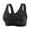 Black, variant on Bras for Women Breathable Seamless Yoga Sleep Bra with Front Buckle Lace Edge and Adjustments for Comfortable Movement and Support Pink 38