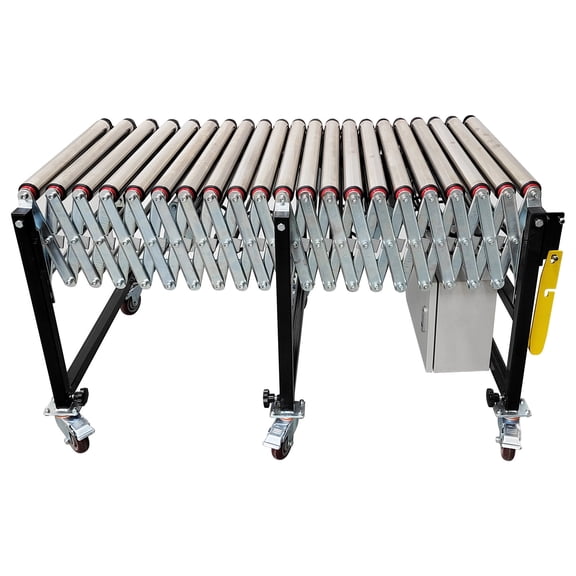 Conveyor Power-driven Portable Flexible Expandable Conveyor Electric Roller Conveyor 220V