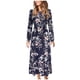 thumbnail image 1 of Vestidos Para Mujer Moda Cuello Redondo Estampado Floral Delgado Manga Larga Vestido Hasta El Tobillo Odeerbi  ODB126853, 1 of 8