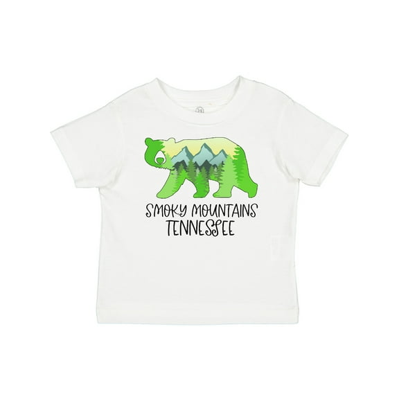 Inktastic Smoky Mountains, Tennessee Mountains and Bear Shape Boys or Girls Baby T-Shirt