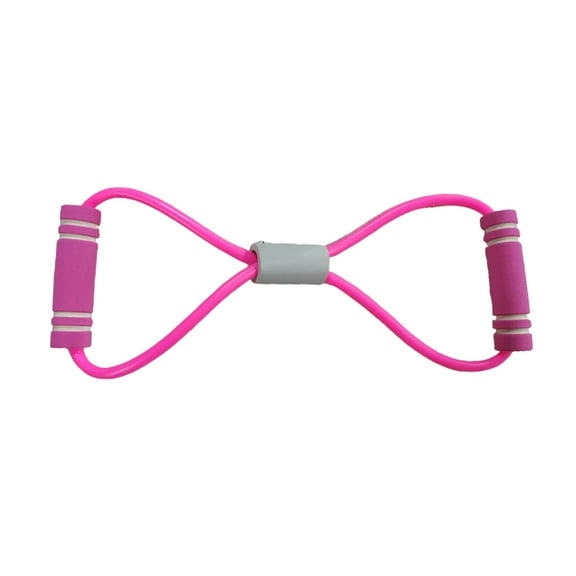Figure 8 Resistance Band, Exercise Bands for Back, 9 Shaped Resistance Bands for Arms, Shoulder, Leg Stretching, Physical Therapy, Yoga, Pilates, Home Gym Workout Equipment for Women Men