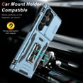 thumbnail image 2 of for Samsung Galaxy S24 Ultra Case with Upgraded Sliding Camera Lens Cover and Strong Magnetic Kickstand - Military-Grade Shockproof Protective Phone Case 6.8" for Men Women Girls - Light Blue, 2 of 13