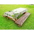 thumbnail image 1 of Flower Outdoor Tablecloth, White Springtime Blossoms on Tree Branch Freshness Garden Growth Seasonal Nature, Decorative Washable Fabric Picnic Tablecloth, 58 X 104 Inches, White Green, by Ambesonne, 1 of 2