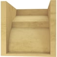 thumbnail image 4 of 10"W x 10"D x 10"H Wide Monterey Rough Cedar Woodgrain TimberThane Corbel, Primed Tan, 4 of 6