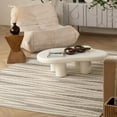 thumbnail image 4 of Rug Branch Hogar Abstract Indoor Outdoor Area Rug, Grey Cream, Modern - Living Room, Bedroom, Dining Room, and Kitchen<br>, 4 of 9