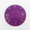 thumbnail image 2 of Ovzne 6 Inch 8 Notes Steel Tongue Drum - Adult's Music Hand Drum Instrument With Clean, Clear Ethereal Sounds, Steel Titanium Alloy Construction, Includes Drumsticks, Finger Sets Tutorial, 2 of 2