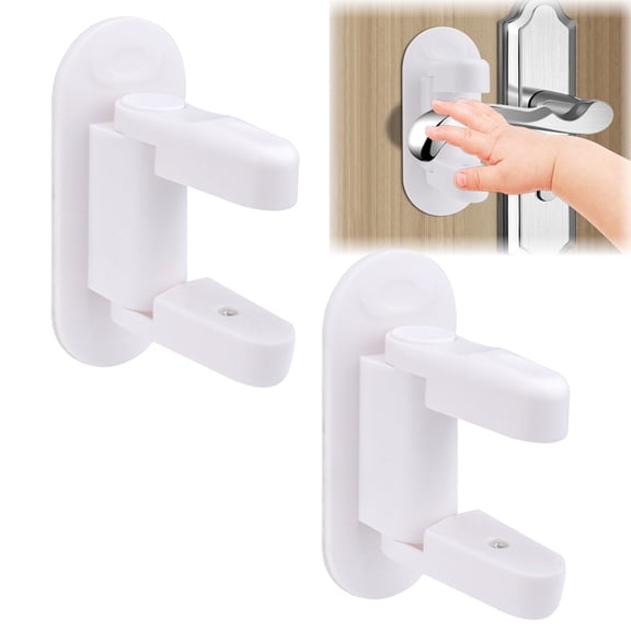 2 Pack Multifunctional Door Lock – Home Safety Lock with Easy Installation, Durable Metal Construction, Ideal for Extra Security