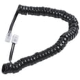 thumbnail image 3 of 5piezas 9.3 Pulgada Negro RJ9 Cable Cordon De Bobina Del Modem Del Telefono, 3 of 5