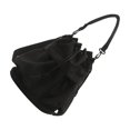 thumbnail image 3 of braveheart Large Capacity Fashion Satchel Drawstring Bucket Bag Oxford Cloth Lightweight Functional For Travel Drawstring Bag Black, 3 of 6