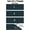 Blue, variant on Set of 3 Rubber Backed Non-Slip 1/4" Thick Heavy Duty Indoor/Outdoor Carpet Stair Treads. Many Sizes Available (Color: Brown)
