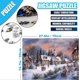 thumbnail image 2 of 1000 Pieces Snowy Winter Night 70 x 50 cm Jigsaw Puzzles for Adults Educational Game Challenge Toy 1000 Piece Jigsaw Puzzles for Adults Kids, 2 of 4