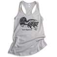 thumbnail image 1 of Fart Squirrel Tank Top, Ladies Racerback Tank Top, Funny Animal Tank, Animal Name Tank, Skunk Tank, Silver Gray, Medium, 1 of 3