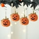 thumbnail image 5 of Decoración de árbol de calabaza blanda de 3 pulgadas | Colgante colgante | Decoración interior para Halloween, Otoño y Acción de Gracias | Material de espuma | Clásico caqui naranja y albaricoque, 5 of 6