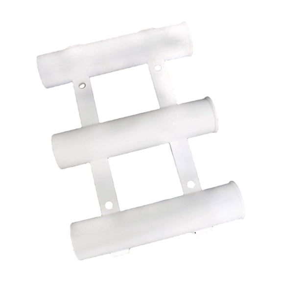 Plastic Boats Fishing Rod Frame Bracket 3 Rod Tube Fishing Poles Holder for Boats Marine Fishing Box Kayaks Yachts