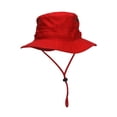 thumbnail image 2 of TopHeadwear Boonie Hunting Hat w/ Snaps and Cord - Red, 2 of 2