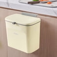 thumbnail image 4 of Cubo de basura de 7/9L montado en la pared con tapa deslizante Cubo de basura de cocina Cubo de basura de cocina, 4 of 5