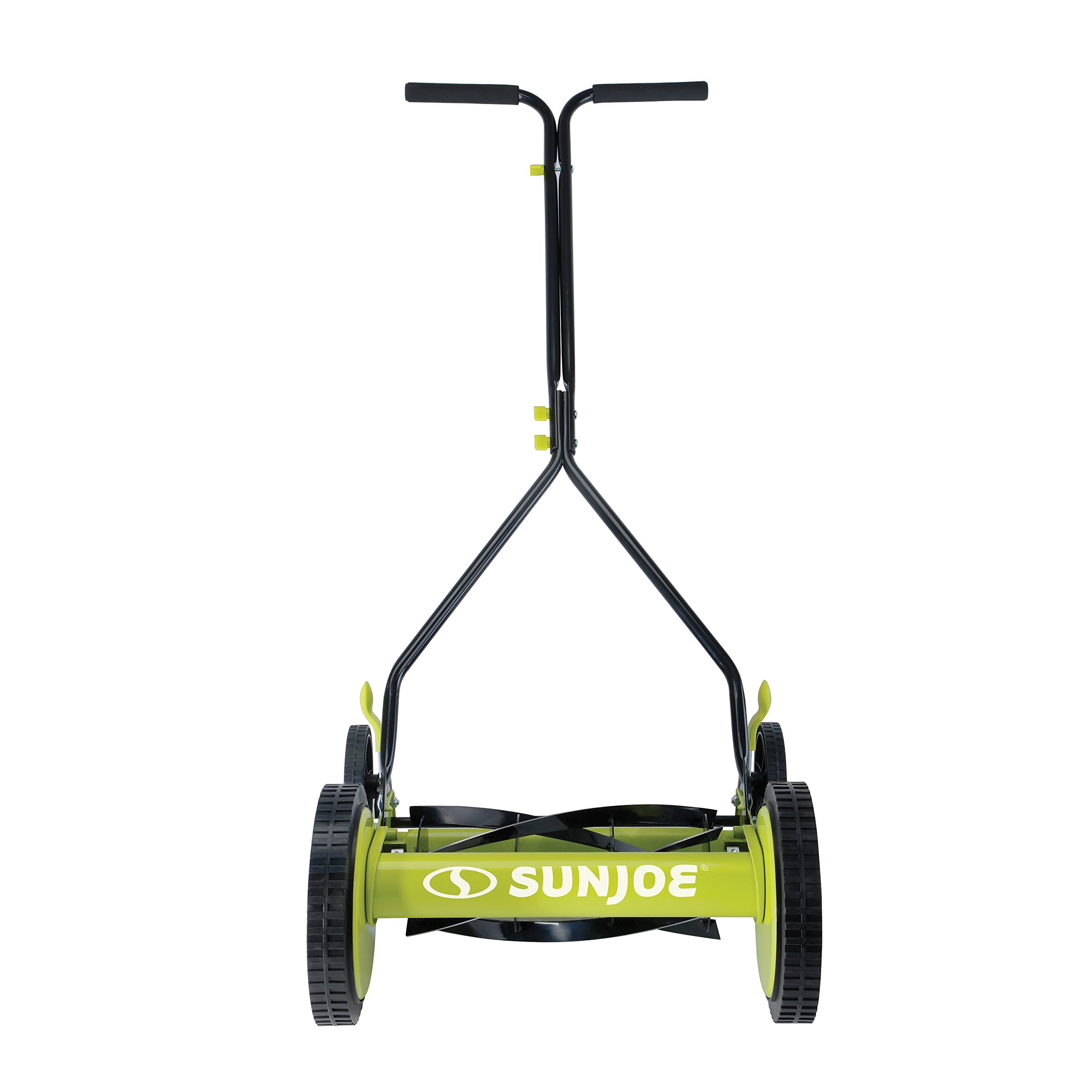 Restored Restored Sun Joe MJ503M 14-Inch Quad Wheel 9-Position Manual Reel Mower (Refurbished)