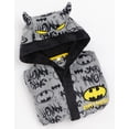 thumbnail image 4 of DC Comics Boys Grey Bathrobe, 4 of 7