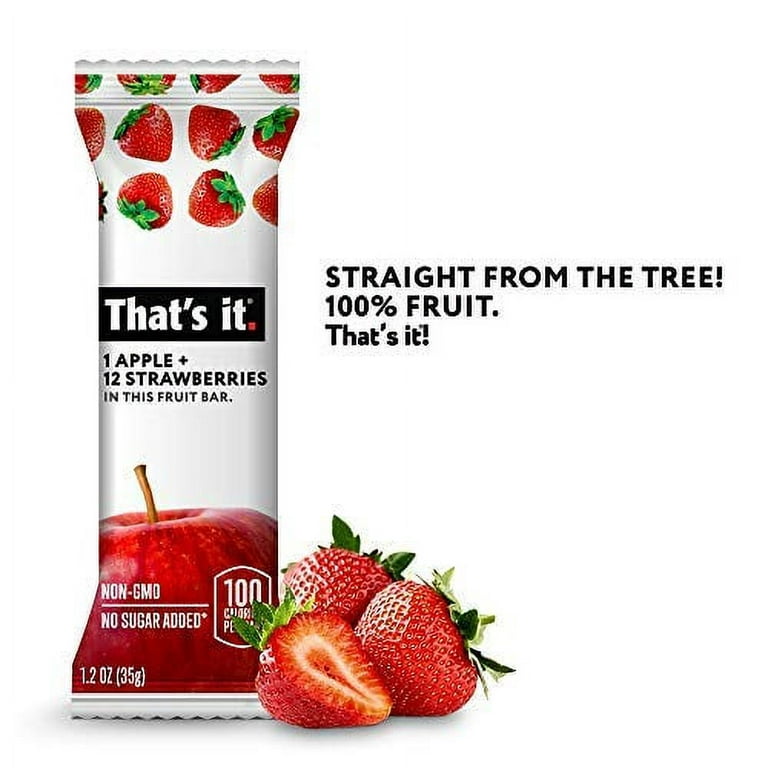 That's It. Apple And Strawberry Nutrition Bar - 6oz - 5ct : Target