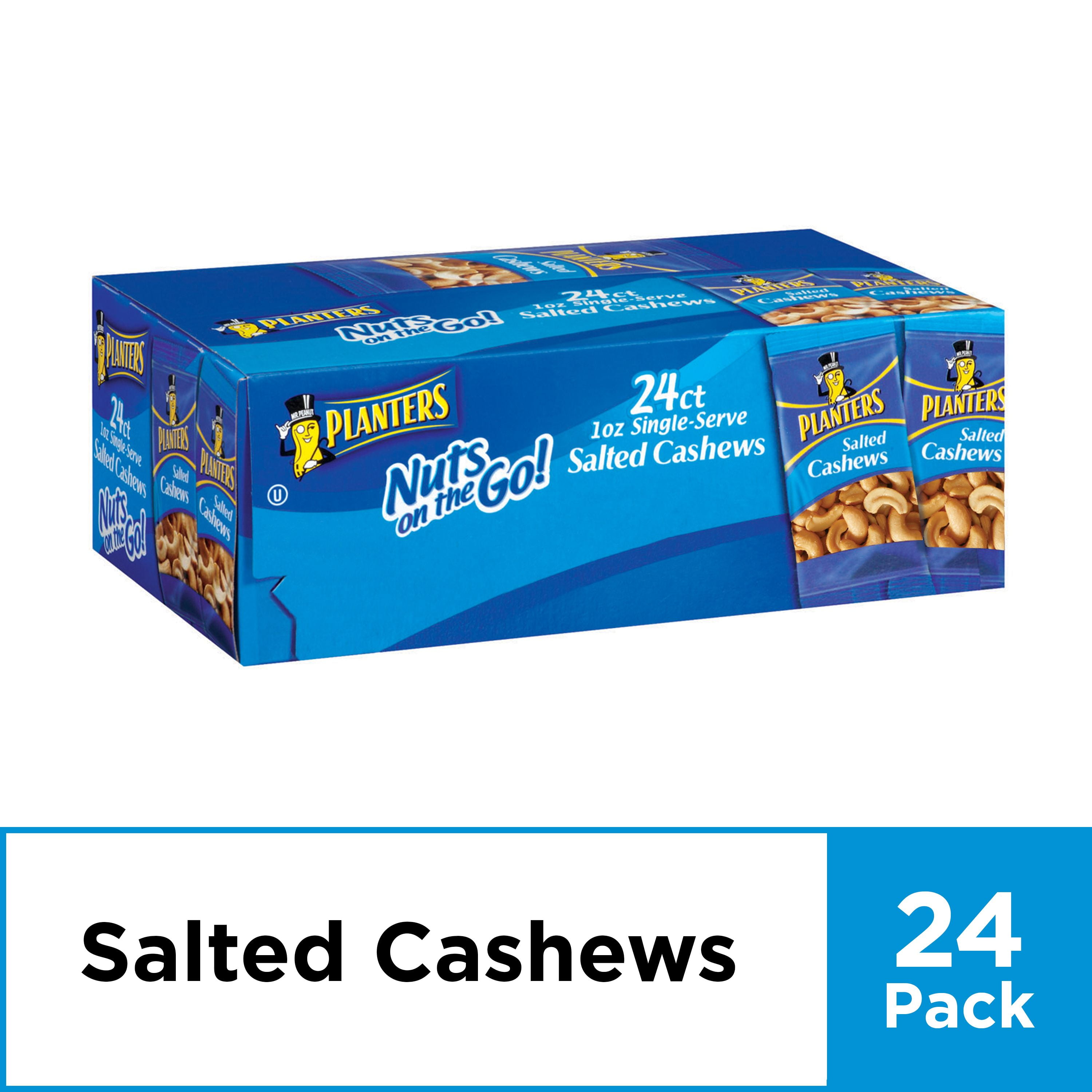 Planters Salted Cashews, 24 ct 1 oz Bags