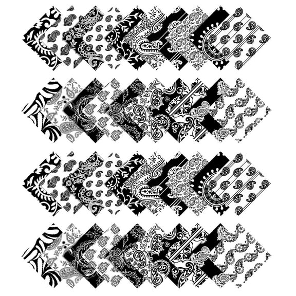 Print Precut 5-inch Cotton Fabric Quilting Squares Charm Pack DIY Patchwork Sewing Craft